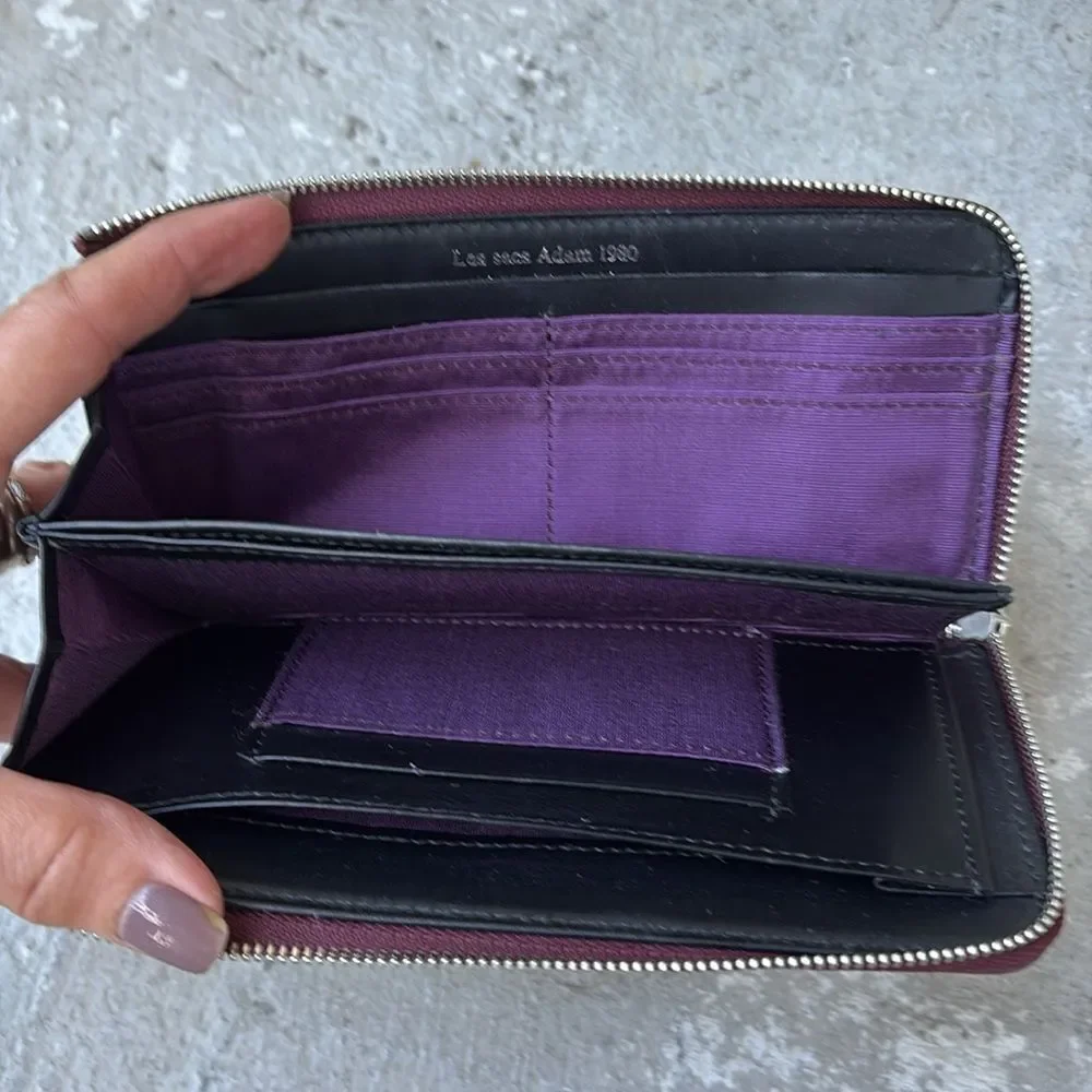 Les Sac Adam 1980 zip wallet